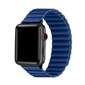 XPRO Apple Watch mágneses szilikon szíj kék 42mm / 44mm / 45mm / 49mm
