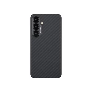 Pitaka MagEZ Case 4 Black / Grey Twill Samsung S24 készülékhez - MagSafe rögzítéssel