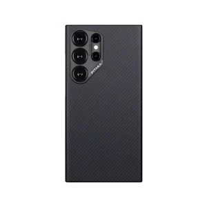 Pitaka MagEZ Case 4 Black / Grey Twill Samsung S24 Ultra készülékhez - MagSafe rögzítéssel