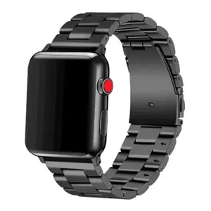 XPRO Apple Watch rozsdamentes. vastag acél szíj Fekete. 42mm / 44mm / 45mm / 49mm