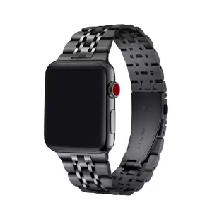 XPRO Apple Watch rozsdamentes acél szíj fekete 42mm / 44mm / 45mm / 49mm