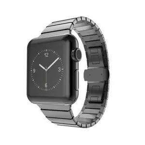 XPRO Apple Watch rozsdamentes acél szíj fekete 38mm / 40mm / 41mm