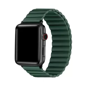 XPRO Apple Watch mágneses szilikon szíj zöld 42mm / 44mm / 45mm / 49mm